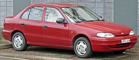 1994-1997 Hyundai Excel (X3) LX sedan (2010-07-13) 01.jpg